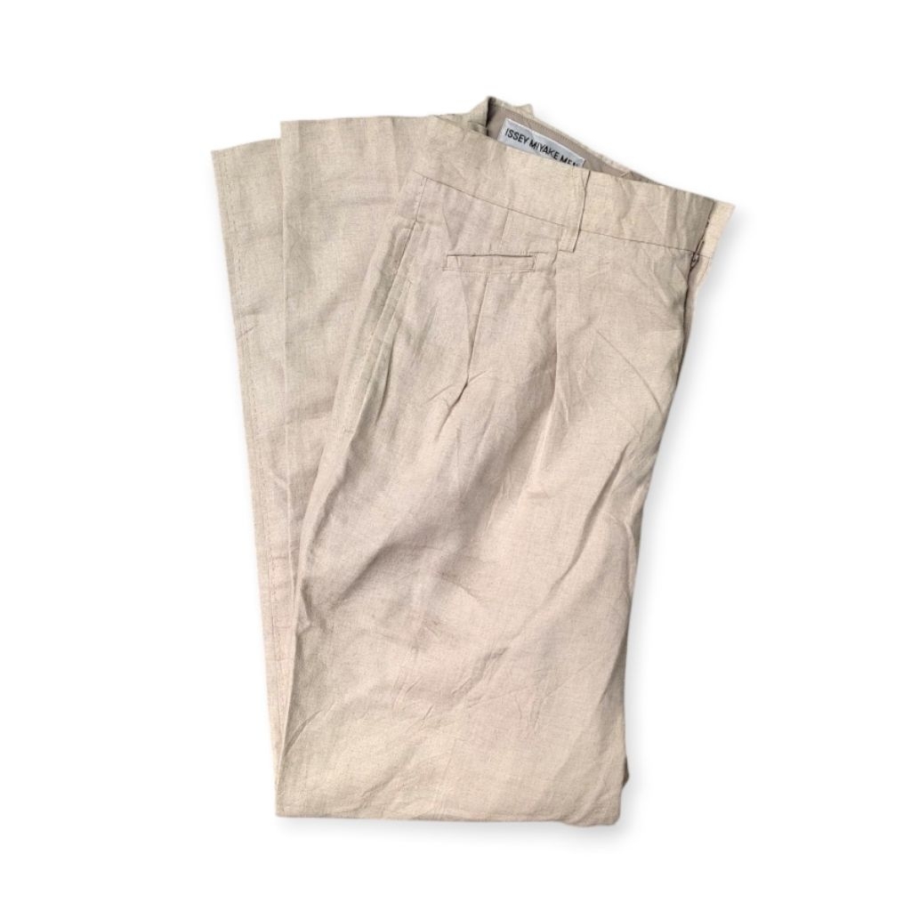 Issey Miyake Men Linen Trouser Pants