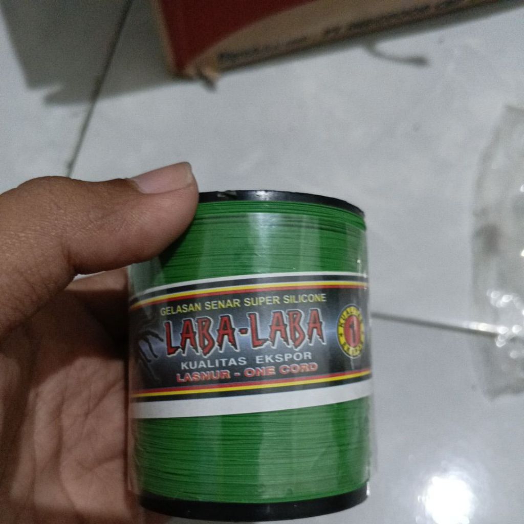 benang gelasan tajam CAP LABA-LABA