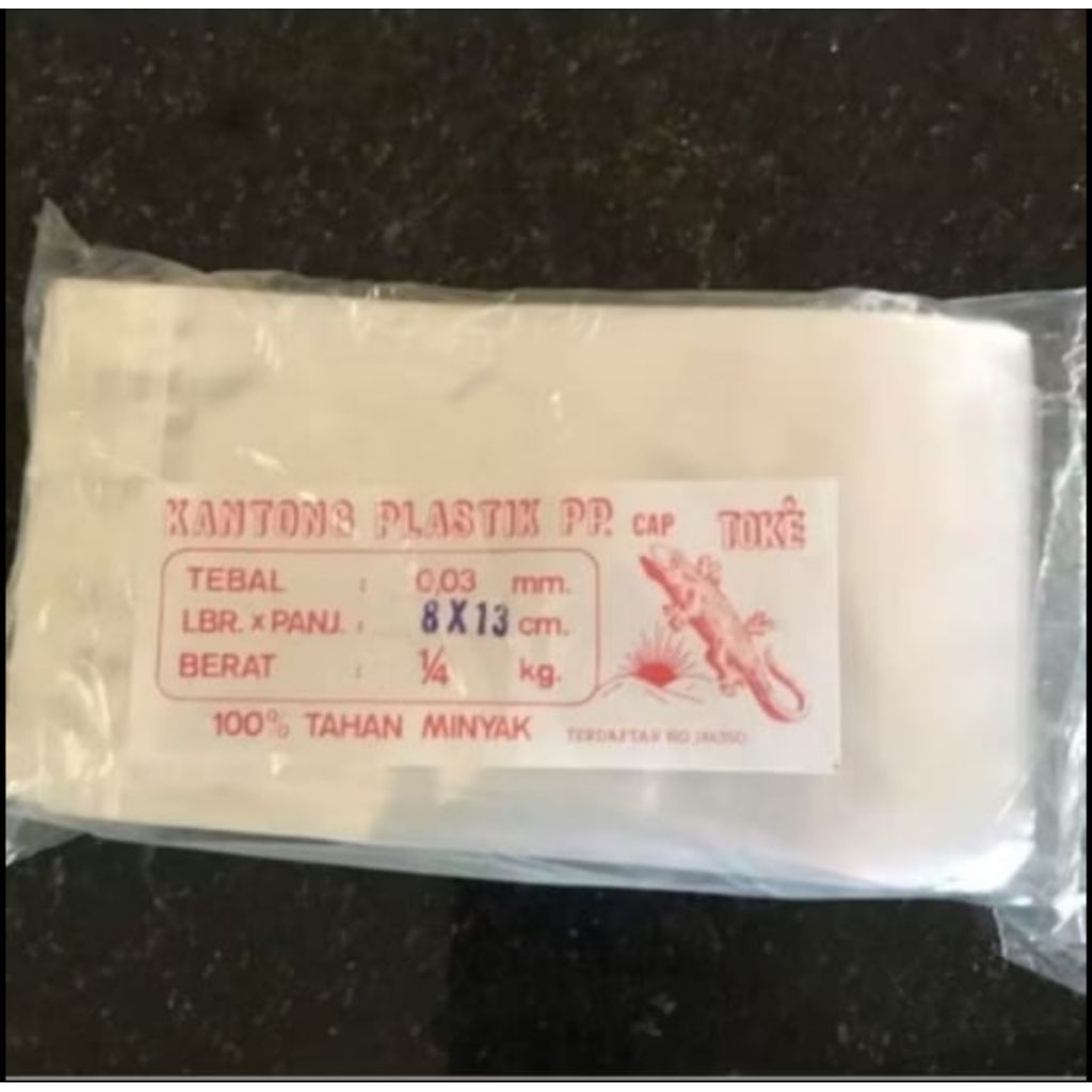 Plastik PP 8 x 13 Cap Toke