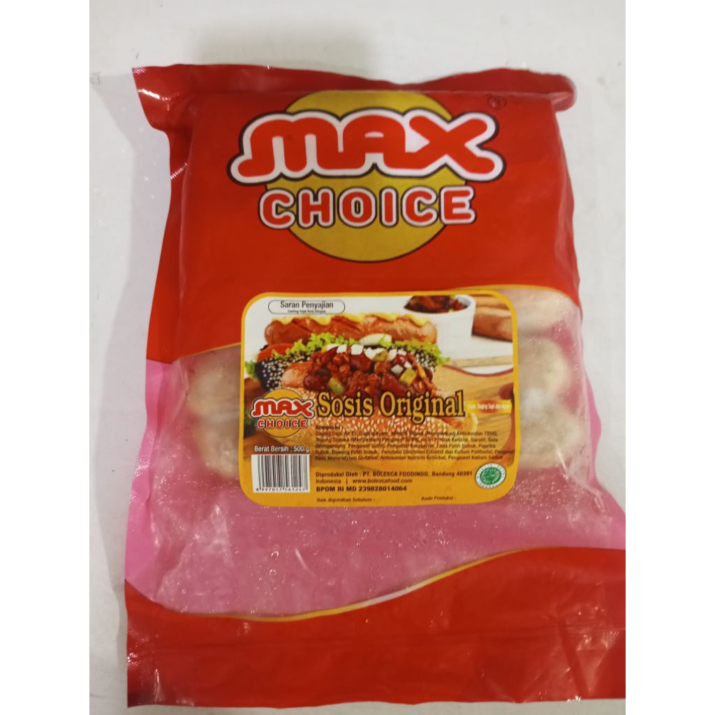 Max Choice Sosis Sapi Jumbo 500gr