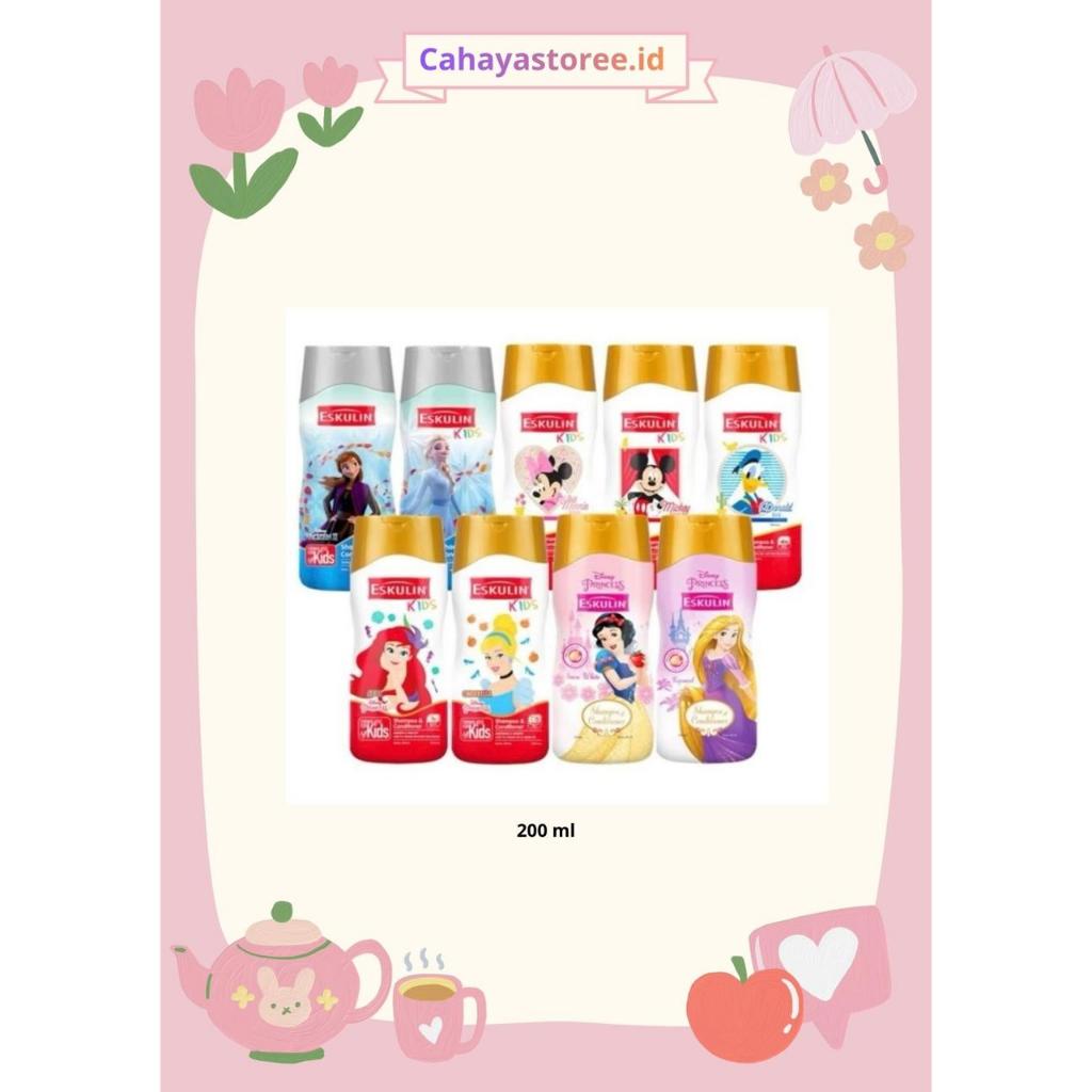 Eskulin Kids Shampoo & Conditioner Disney Edition | Princess 200 ml