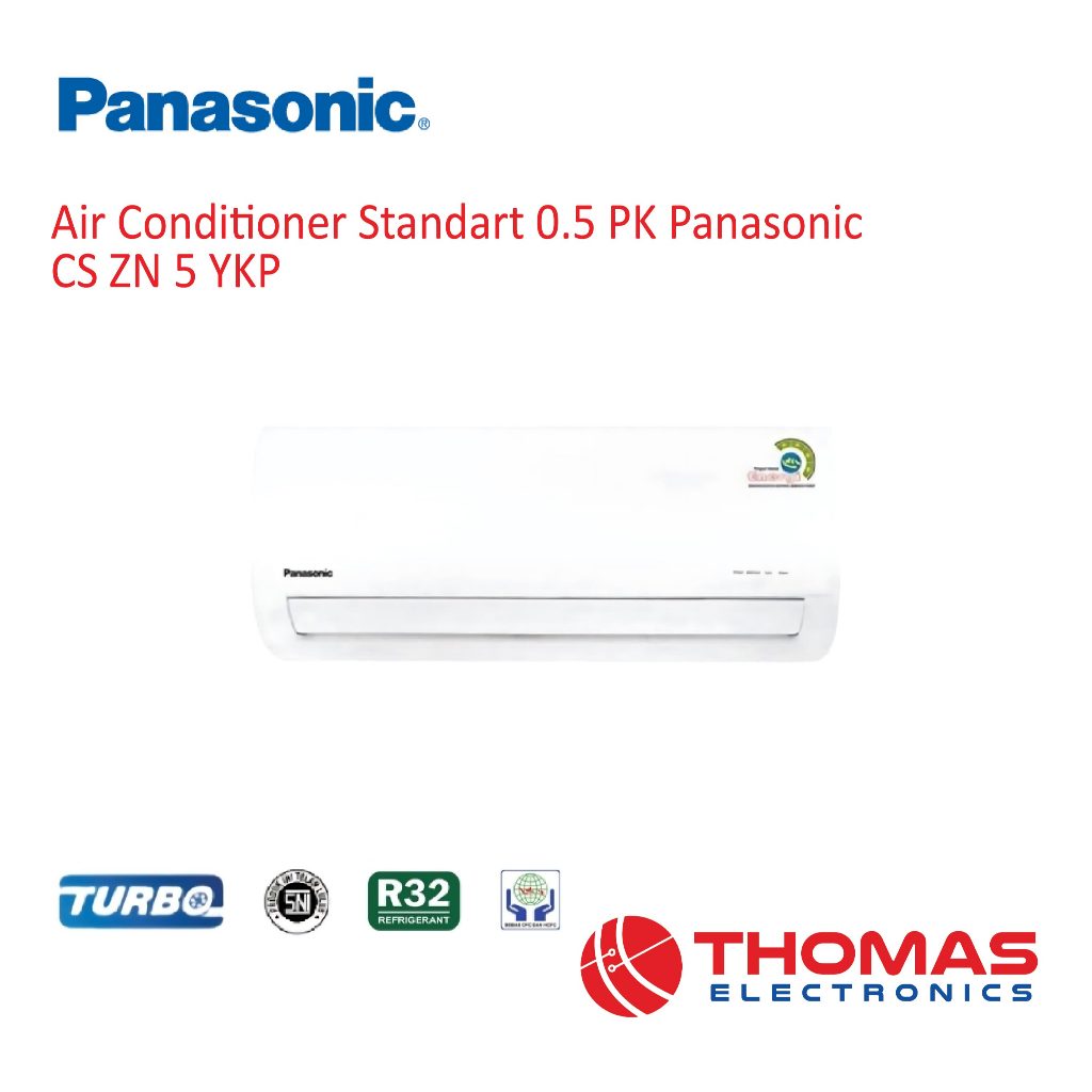 Air Conditioner Ac Split Standar 0.5 PK Panasonic CS ZN5YKP CS ZN 5 YKP Garansi Resmi