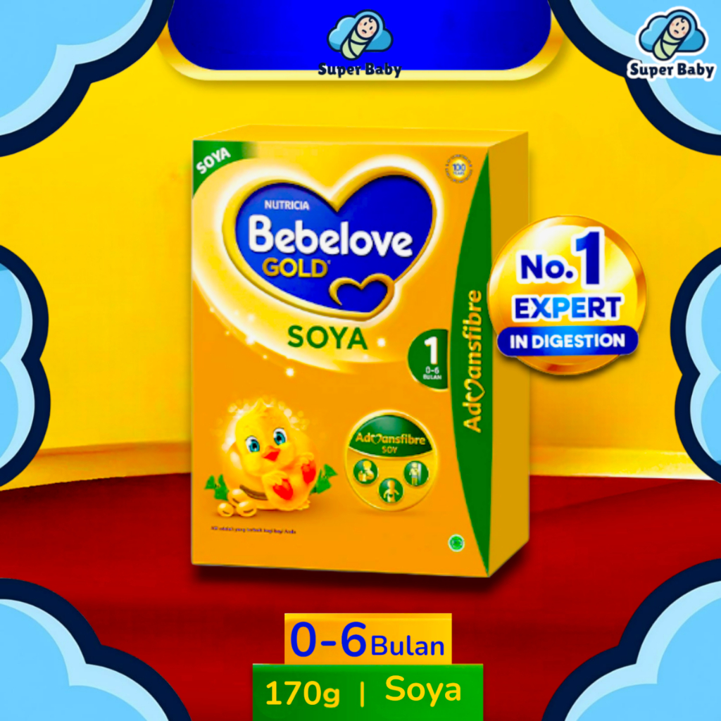 SUSU BAYI BEBELOVE GOLD SOYA 1 USIA 0-6 BULAN 170g