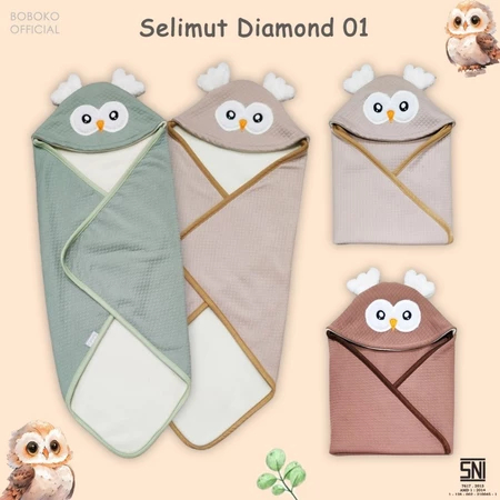 Selimut bayi + topi - selimut bayi lembut - selimut bayi lucu - selimut bayi karakter