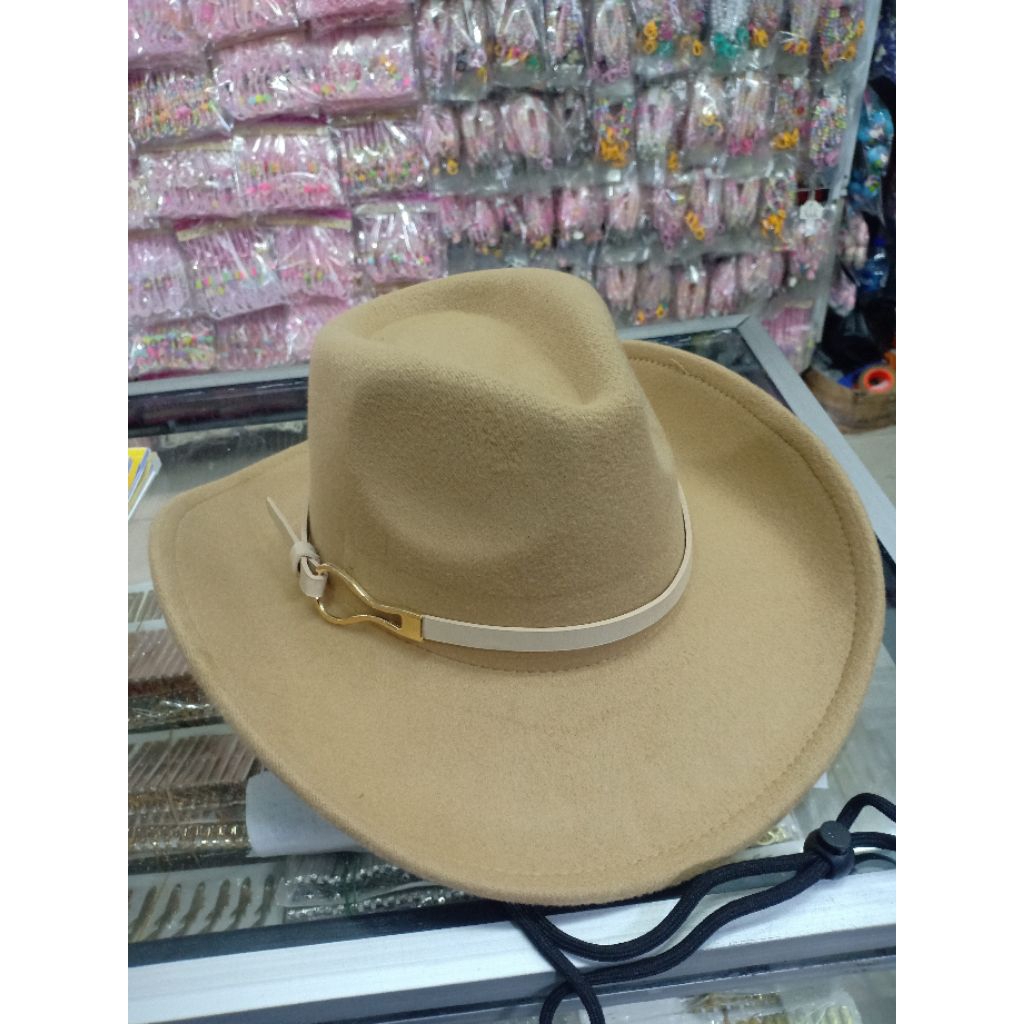 Topi Koboi Laken Woll Koboi Laken Premium Koboi Pria Dewasa Topi Koboi Import