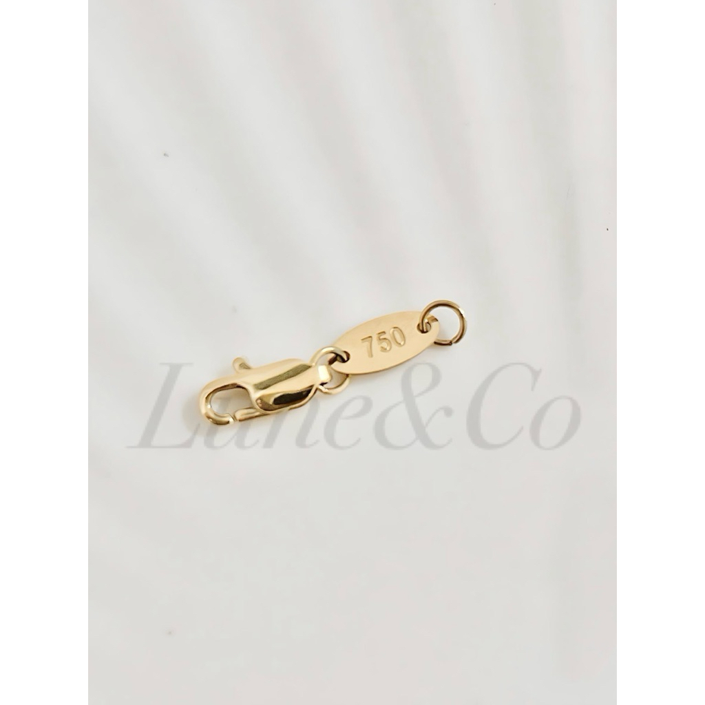AS110 Kait Lobster/ Hook Pengait Kalung Atau Gelang Emboss 750 Bahan Titanium Steel 316 Premium Kuat