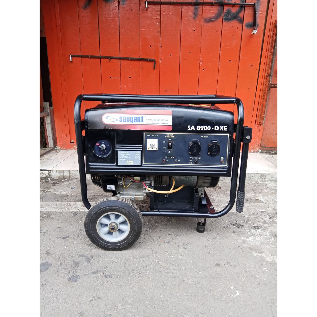 Mesin Genset Saegent 6000 Watt Elektrik starter