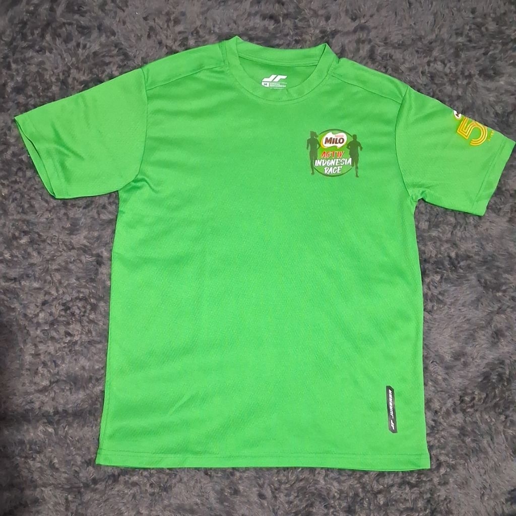 Jersey Running Milo Active Series 2024 / Jersey Lari Olahraga Jogging Senam Aerobik