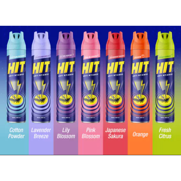 HIT Obat Nyamuk Aerosol 400ml / HIT Obat Nyamuk 400ml