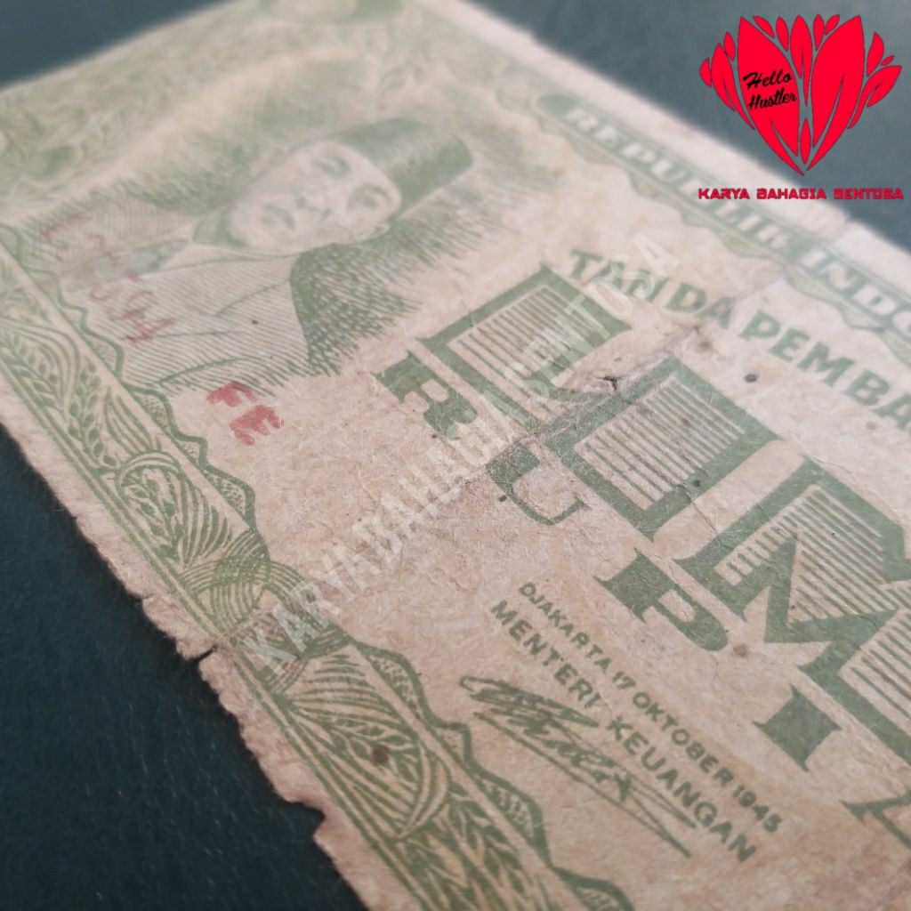 Pajangan Koleksi Uang Key Date Pertama Indonesia Merdeka Kondisi Bekas Signature Collection
