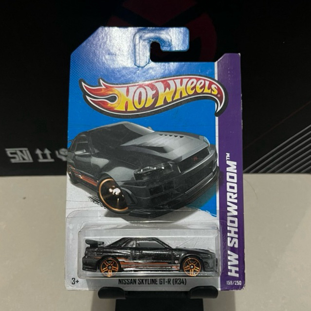 Hot Wheels Nissan Skyline GT-R R34 HotWheels Skyline BNR34 GT-R34