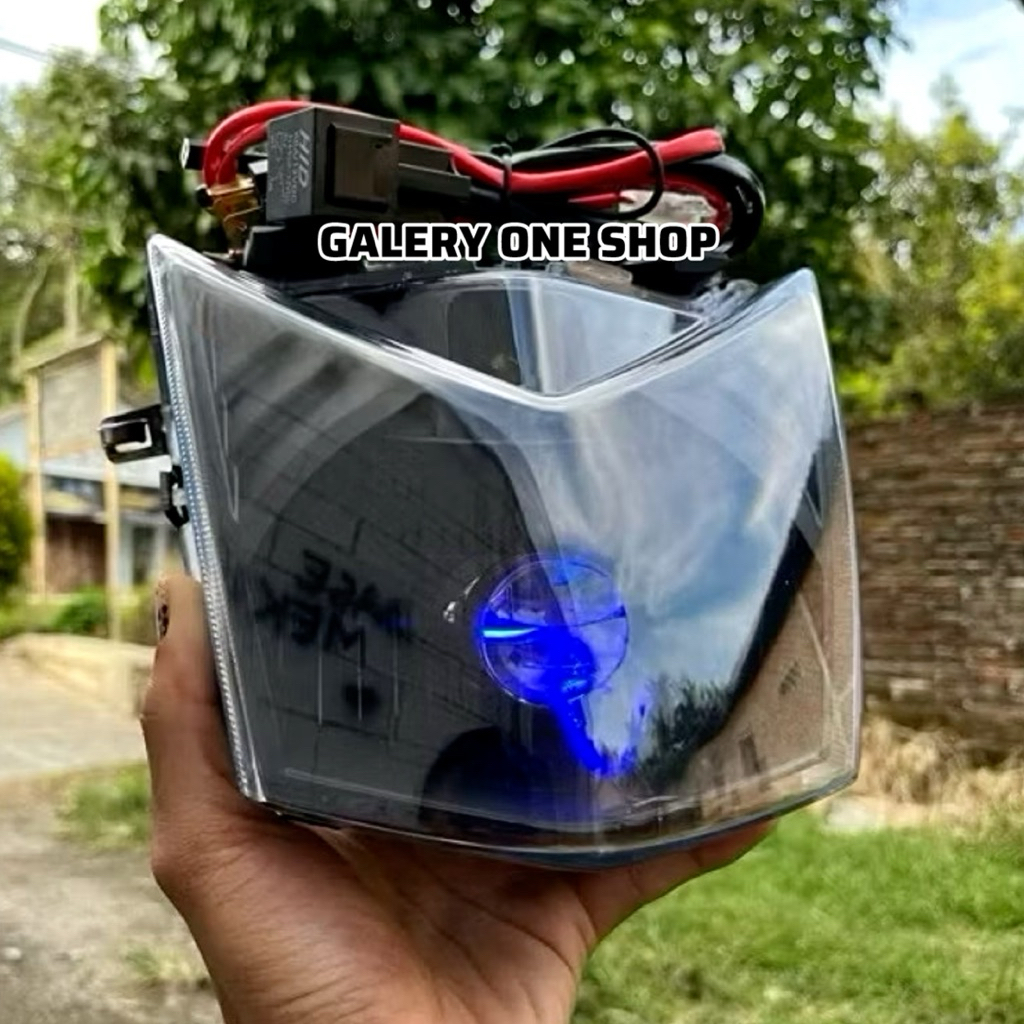 Reflektor isi Biled H4 Beat Fi 2012-2015 set Relay cahaya super terang