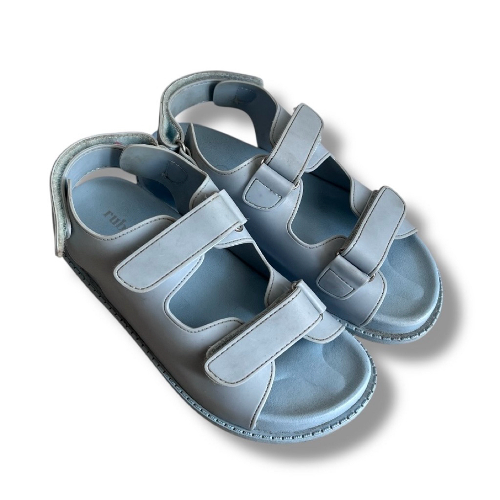 [PRELOVED] SANDAL RUBI JELLY MOULDED PASTEL BLUE