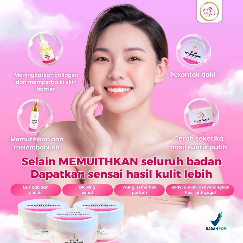 PAKET HB PEMUTIH UNTUK KULIT SUSAH PUTIH BY GSGSKIN