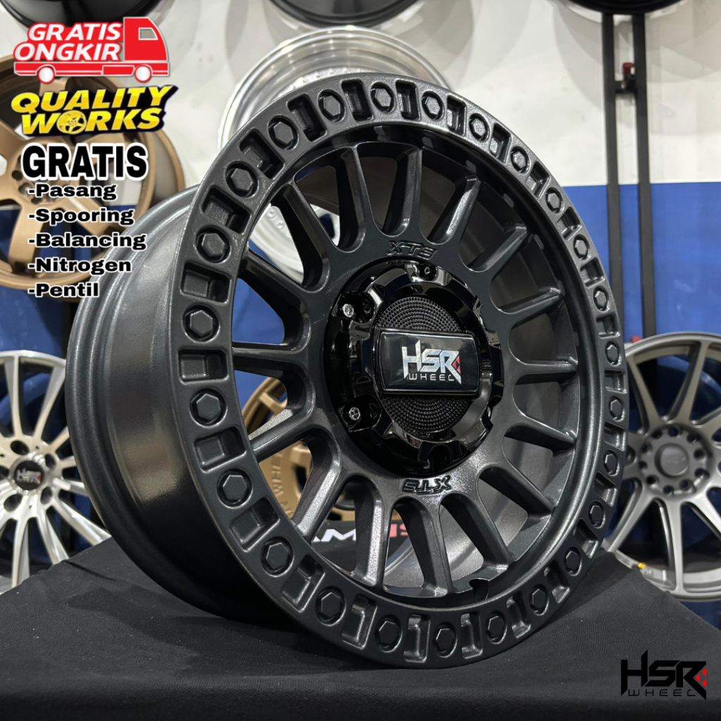 Velg Racing Mobil L300 Pickup Ring 14 Lebar 7 ET20 Velg HSR Wheel XTS05
