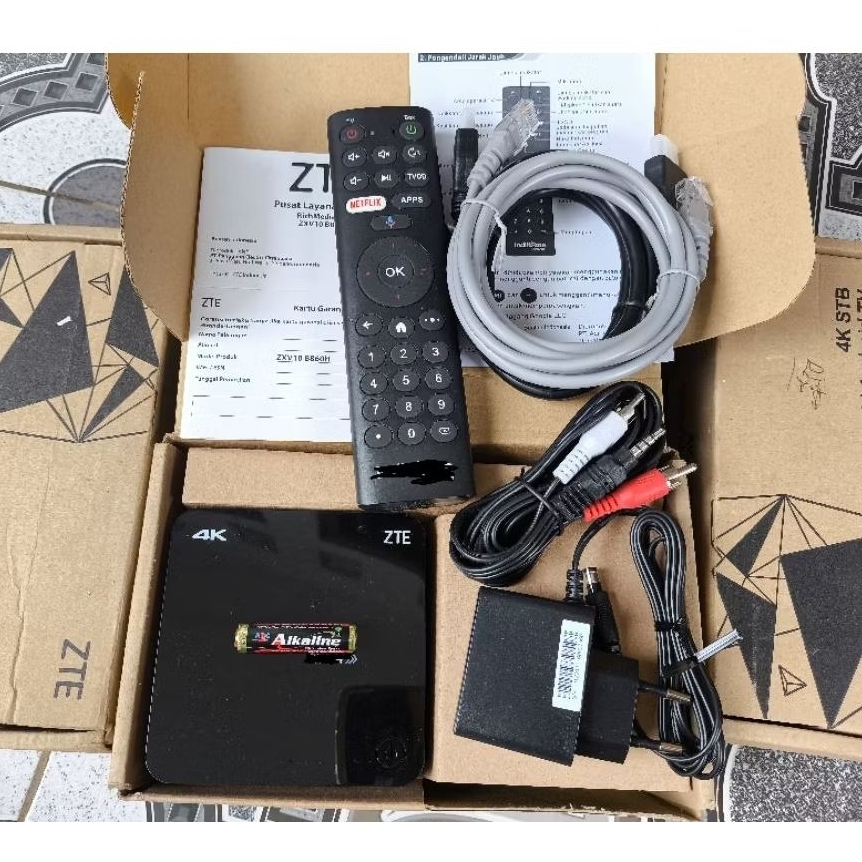 STB Android Smart TV Box B86OH V5 4K Hybrid OS 12 UPDATE ATV TERBARU 2025 Unlock Root Plug and Play 