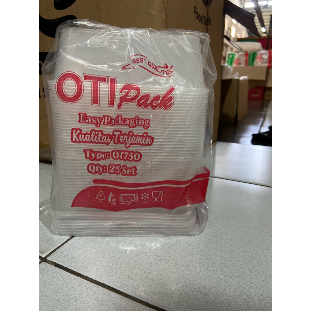 Thinwall 750 ml persegi panjang