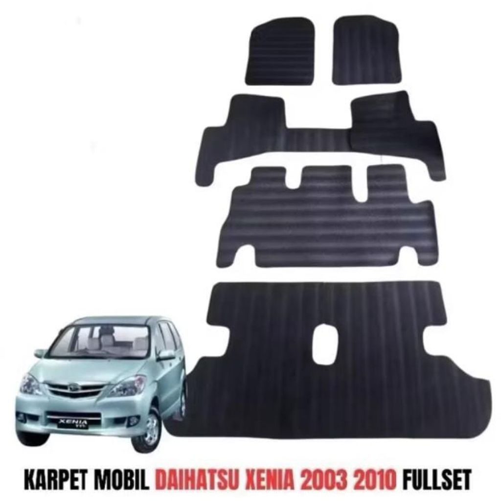 Karpet Mobil Daihatsu Xenia Gen 2003-2011 Fullset alas kaki Mobil Xenia Old