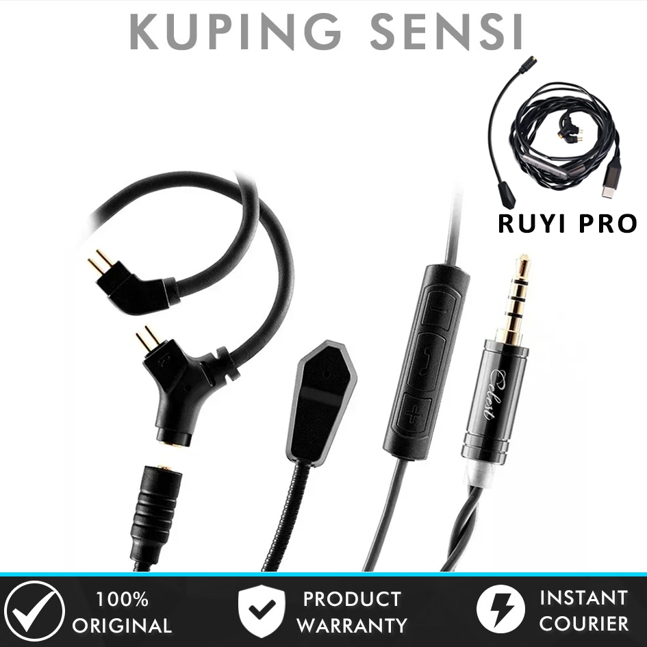 Kinera Celest Ruyi / Ruyi Pro Professional Earphone Upgrade Cable With Boom Mic