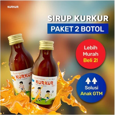 Kurkur Sirup Vitamin Anak Untuk Daya Tahan Tubuh