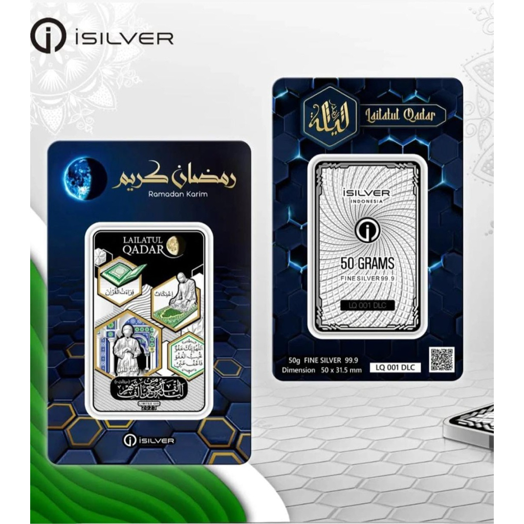 Perak 50 gram Tema Lailatul Qadar by Isilver