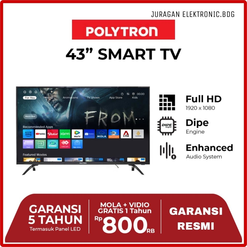 POLYTRON SMART TV 43 inch PLD 43CV8869