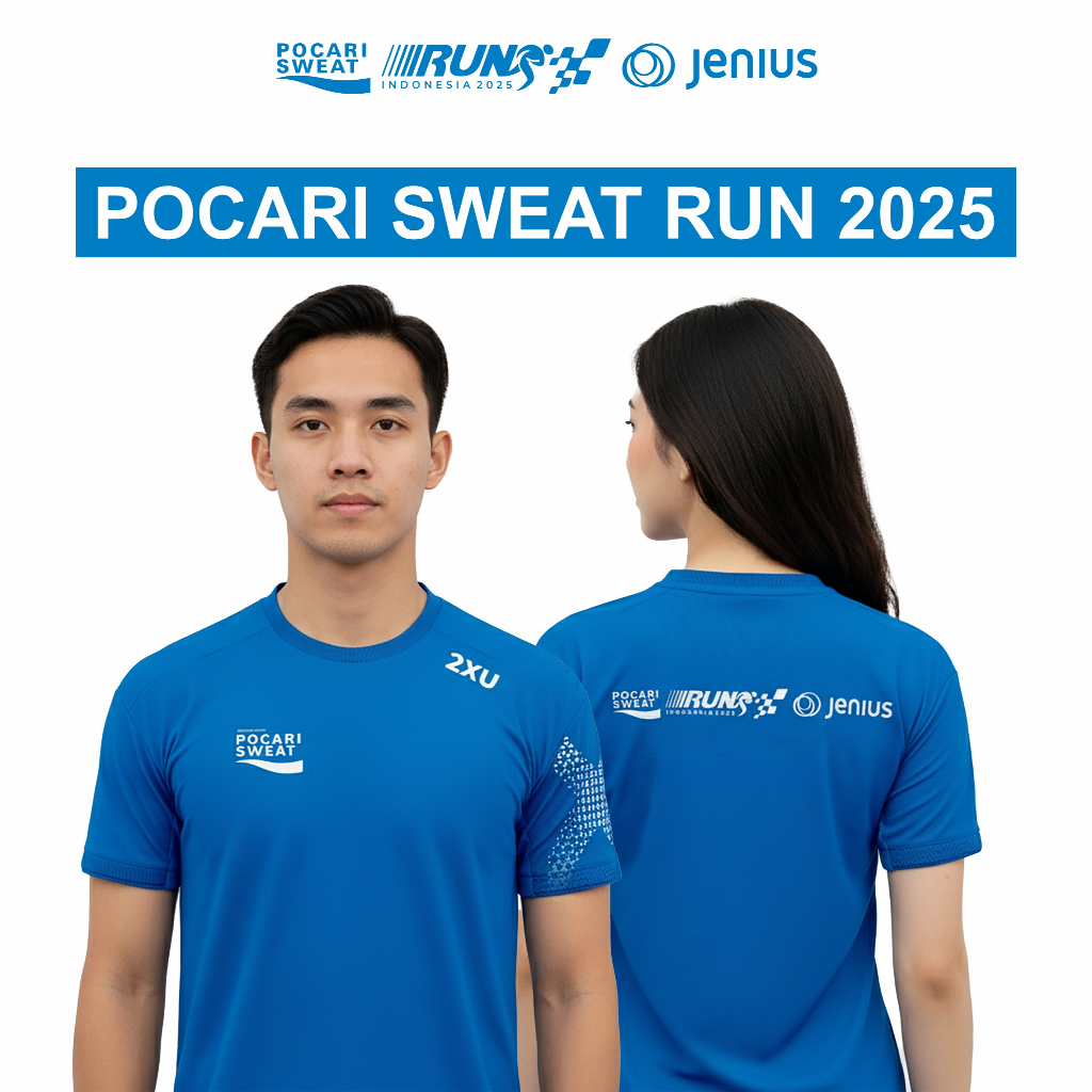 Jersey Pocari Sweat Run 2025 Virtual Run & Offline Race
