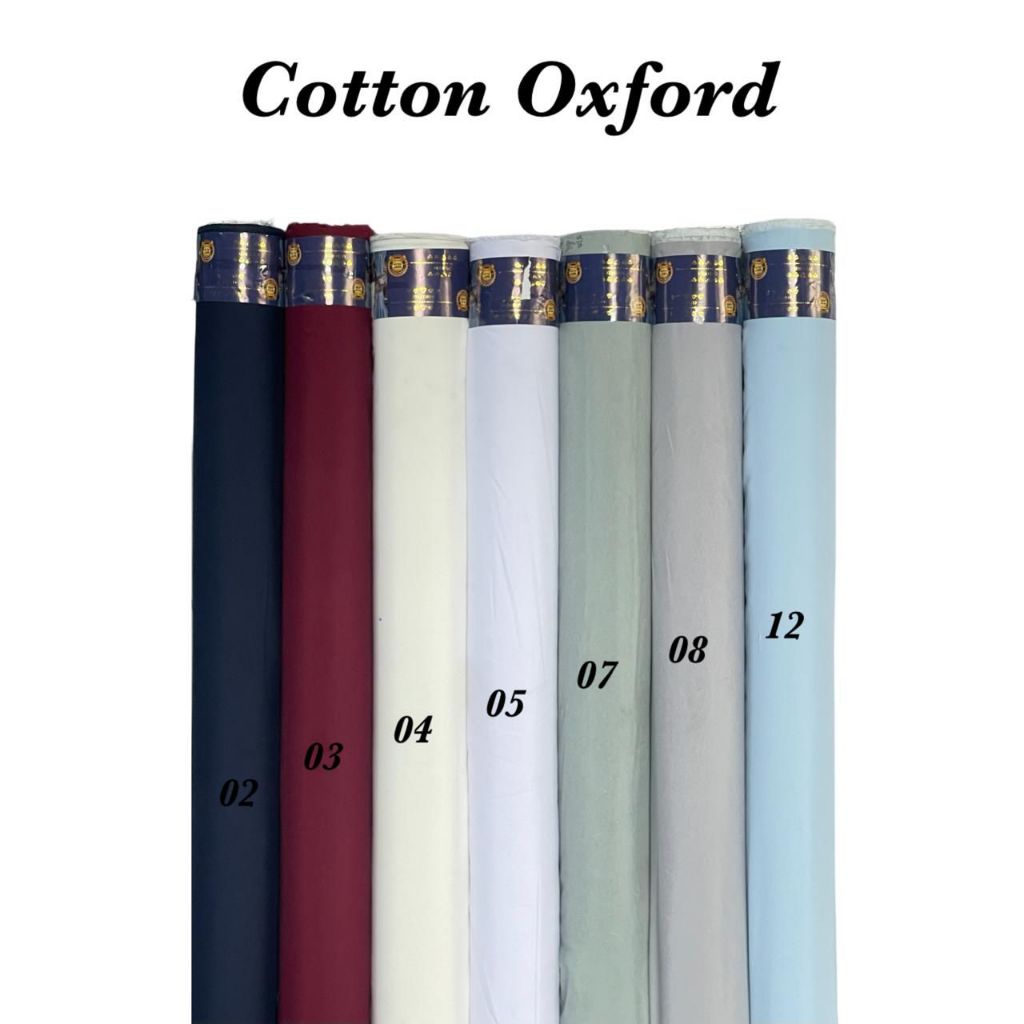 Bahan Kain Oxford Polos Premium Per Roll
