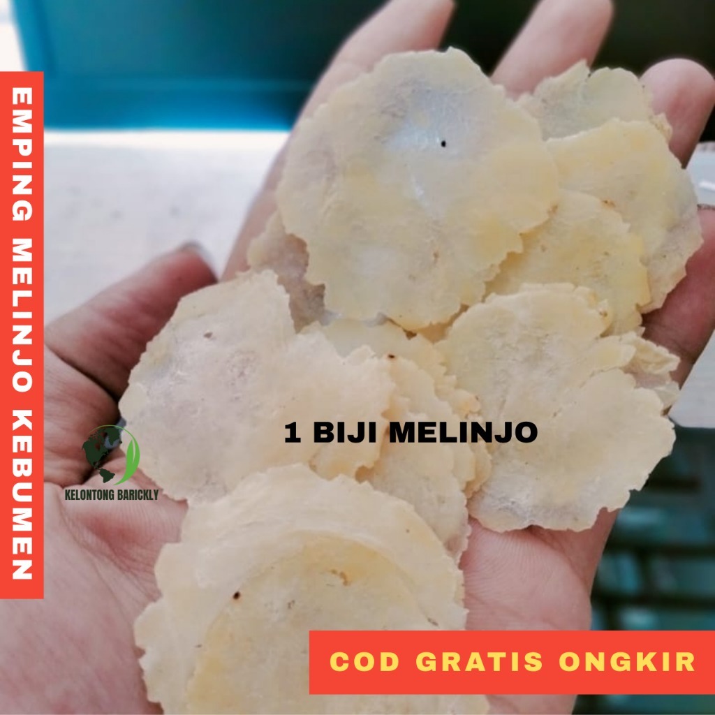 EMPING MELINJO MENTAH ASLI KEBUMEN / KERUPUK EMPING BLINJO MLINJO MELINJO