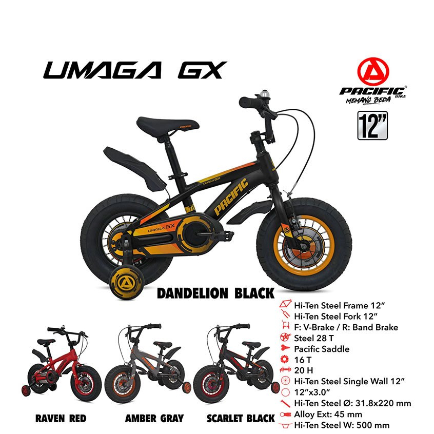 SEPEDA BMX 12" PACIFIC UMAGA GX 3.0