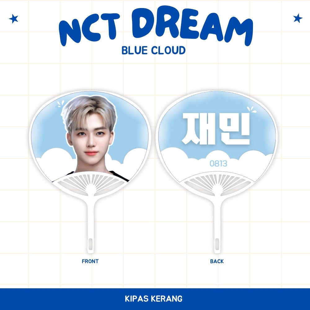 KIPAS TANGAN NCT DREAM KERANG UCHIWA FAN IDOL KPOP UNOFFICIAL MARK RENJUN JENO JAEMIN CHENLE JISUNG