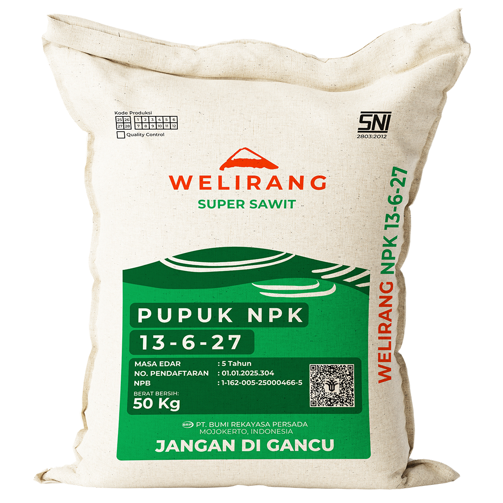 PUPUK NPK 13-6-27 WELIRANG SUPER SAWIT