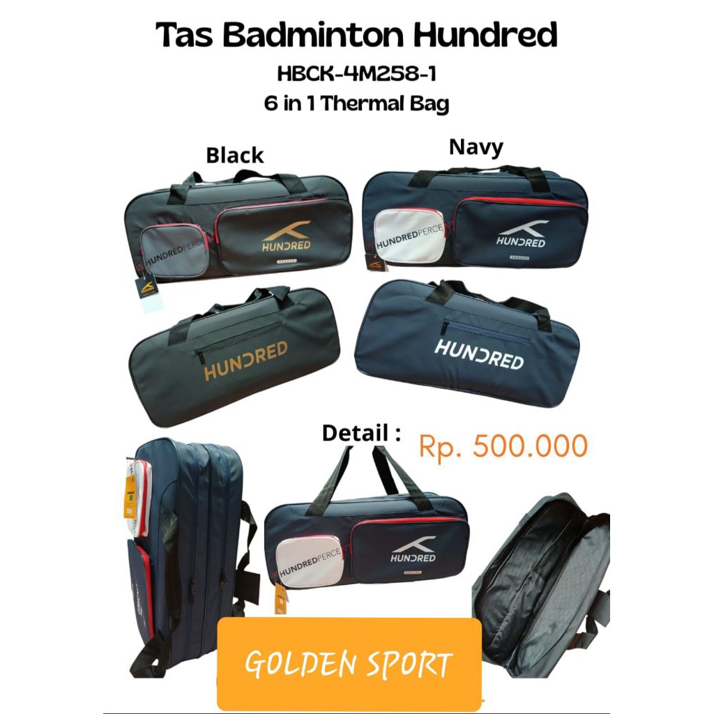 TAS BADMINTON HUNDRED 6 in 1 THERMAL BAG HBCK-4M258-1