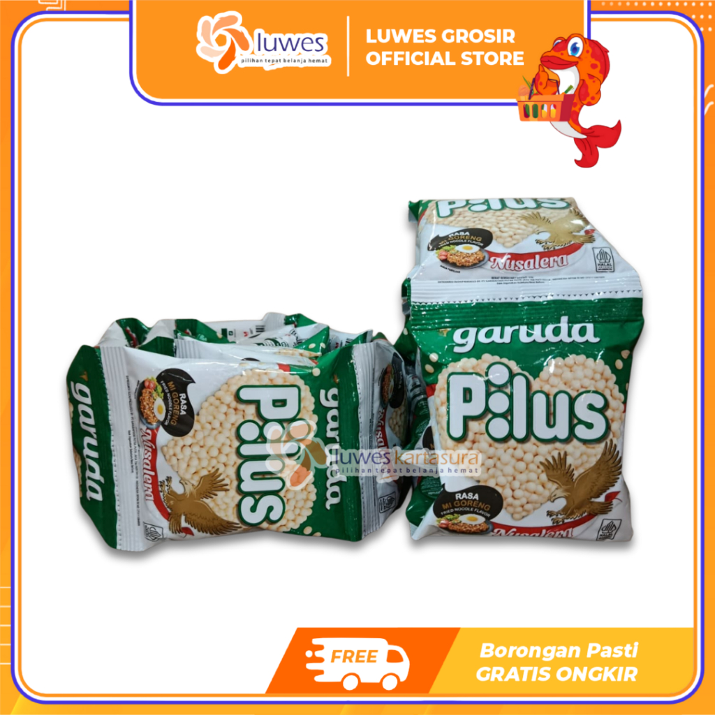 [GROSIR] Pilus Garuda Snack Rasa Mi Goreng Renceng Isi 20 pcs Cemilan Murah