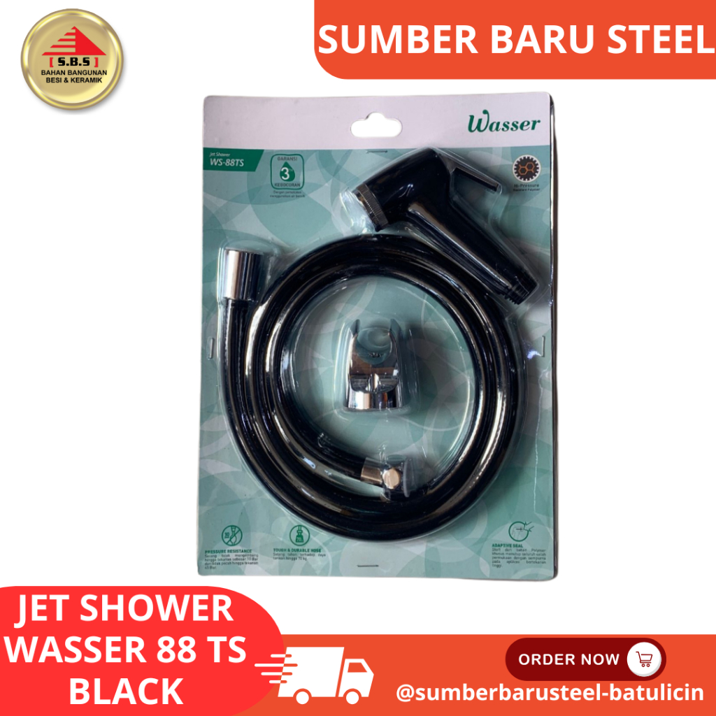 Jet Shower Wasser WS 88 TS BLACK / Jet Shower Wasser