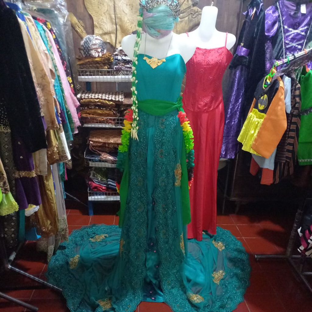 Kostum Nyi Roro Kidul set Mahkota Jilid ke 4