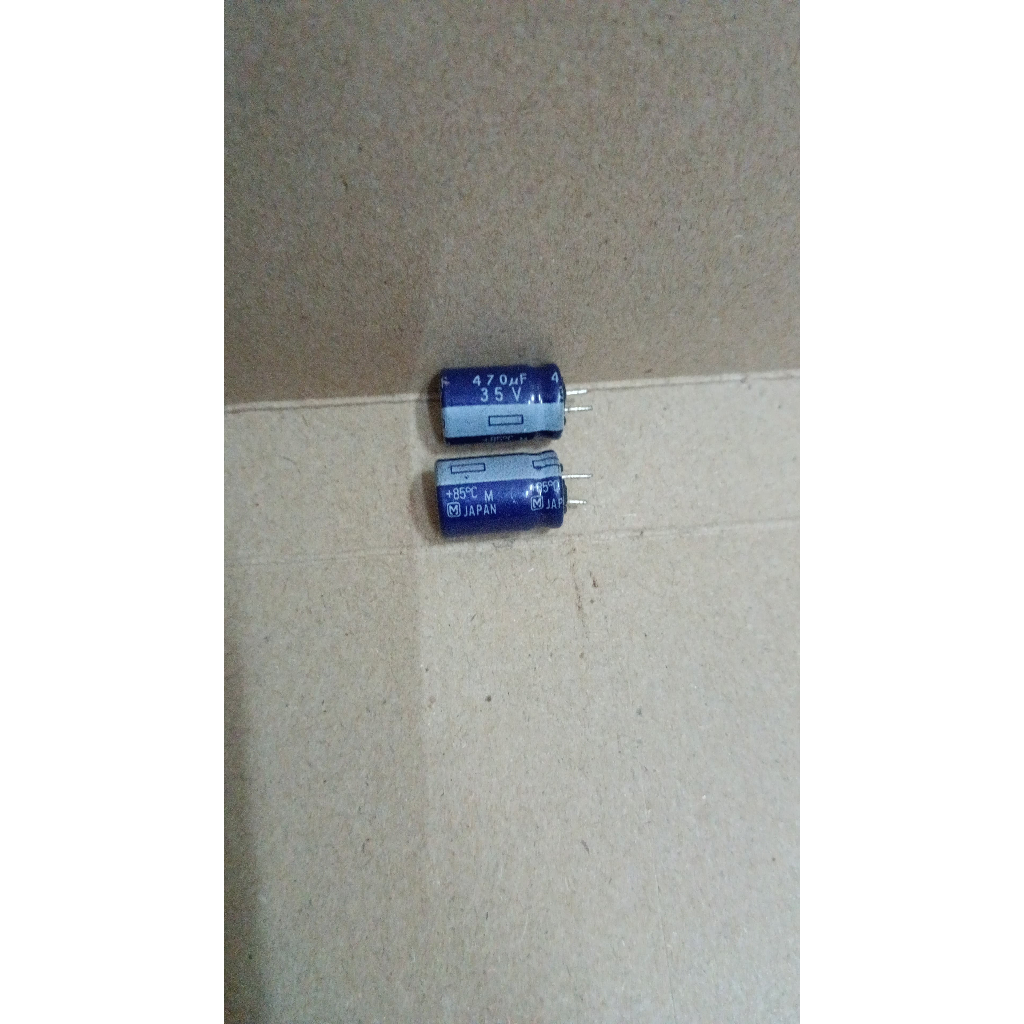 6808 kapasitor elco 470uf 470 uf 35v 35volt 35 volt panasonic M