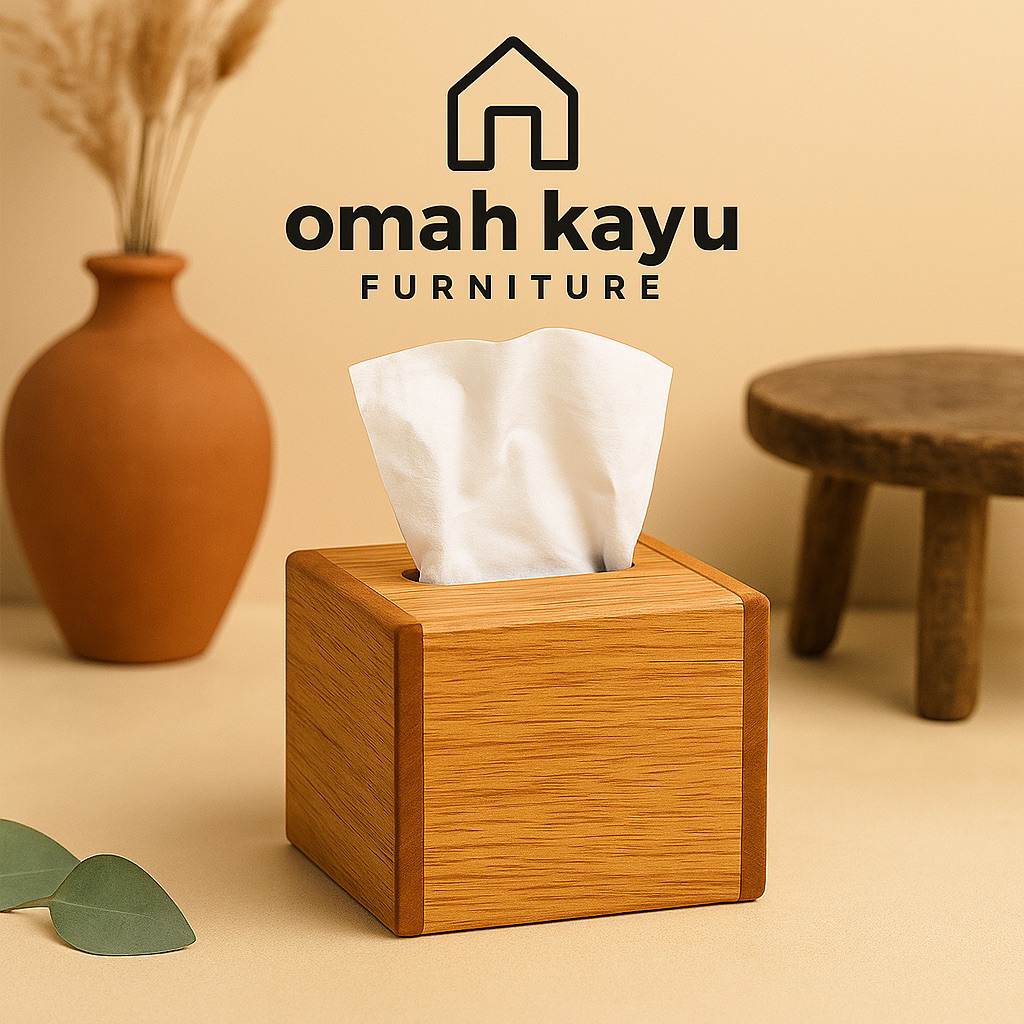 KOTAK TISU KECIL KAYU JATI | TEMPAT TISU KAYU JATI