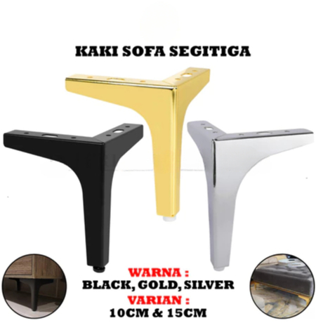 Kaki Kursi Ganjal Meja Sofa Kaki Siku T Meja Kursi Sofa 10 - 15 Cm Kaki Meja Nakas Segitiga