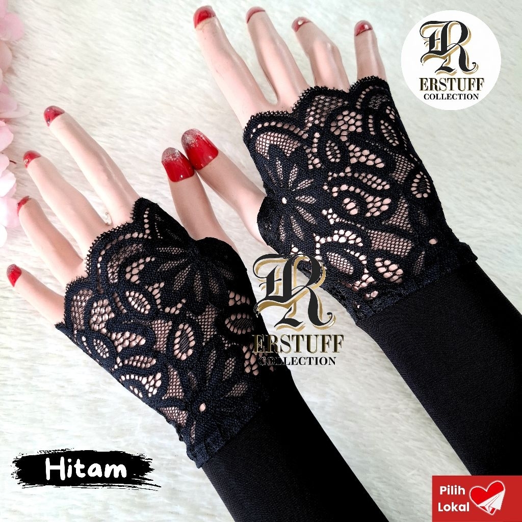HANDSOCK JEMPOL BRUKAT / MANSET CANTIK RENDA WEDDING WALIMAH