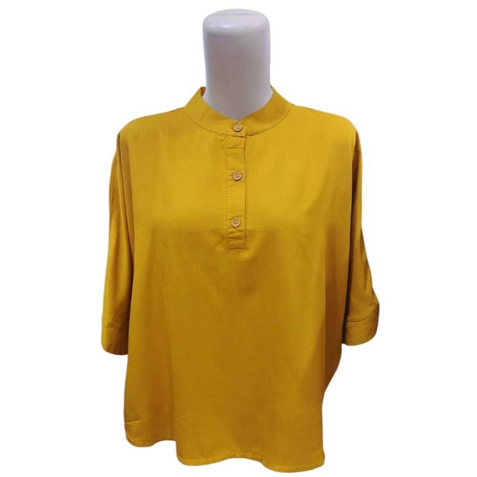 Blouse Kuning Polos Mcb Ladies - RITA
