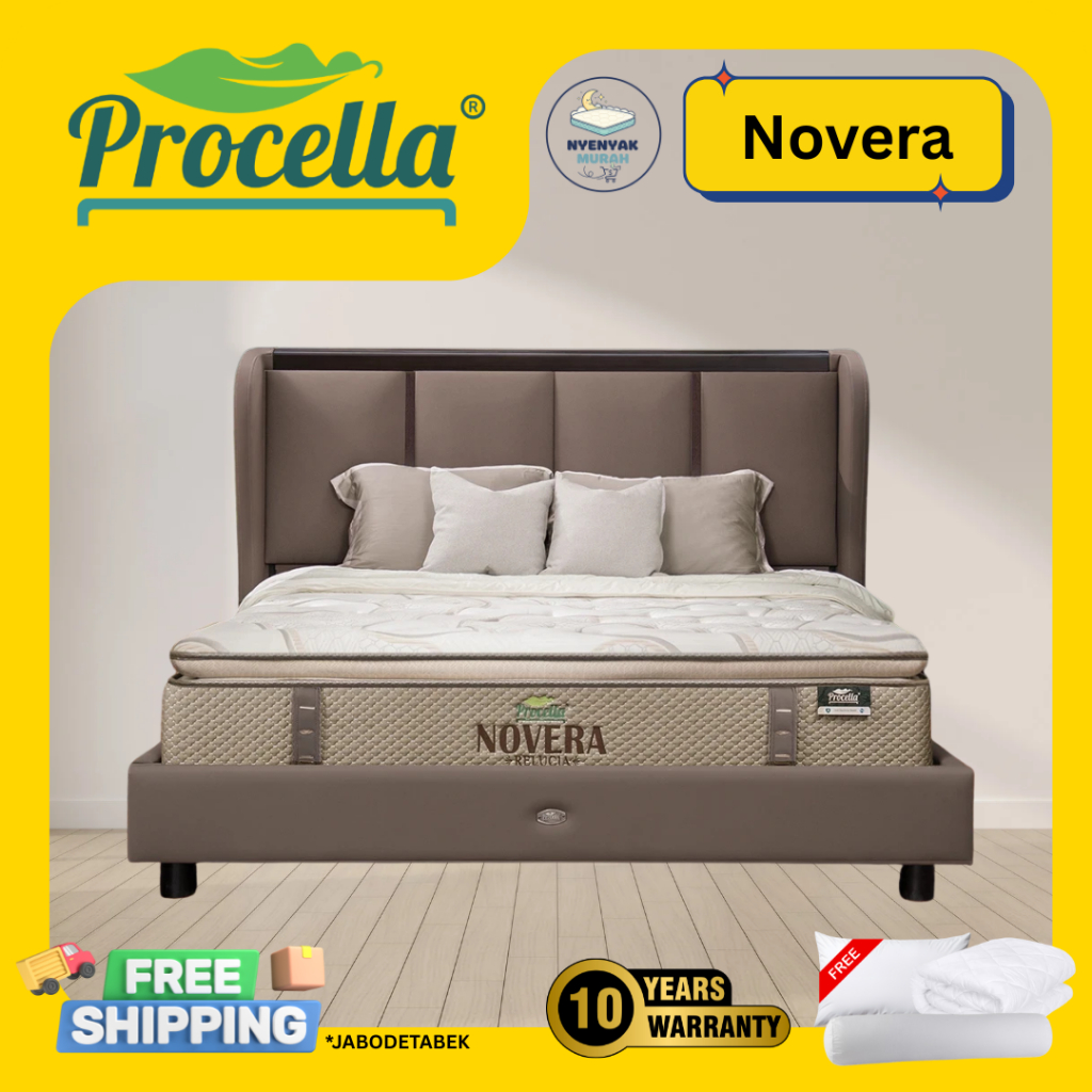 Kasur Springbed ​PROCELLA Novera - Full Set Size/Ukuran 100x200 120x200 160x200 180x200 200x200