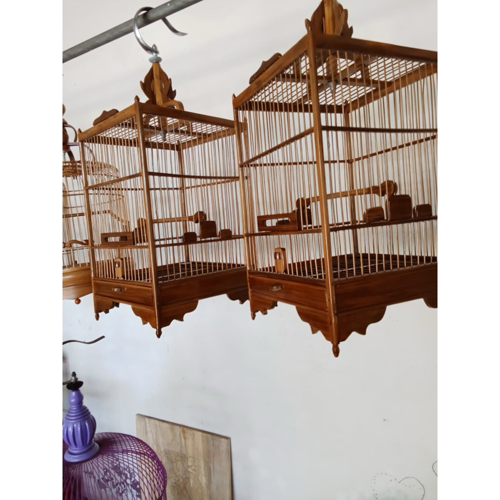 SANGKAR BURUNG KECIL/BURCIL CUNGKOK 22CM