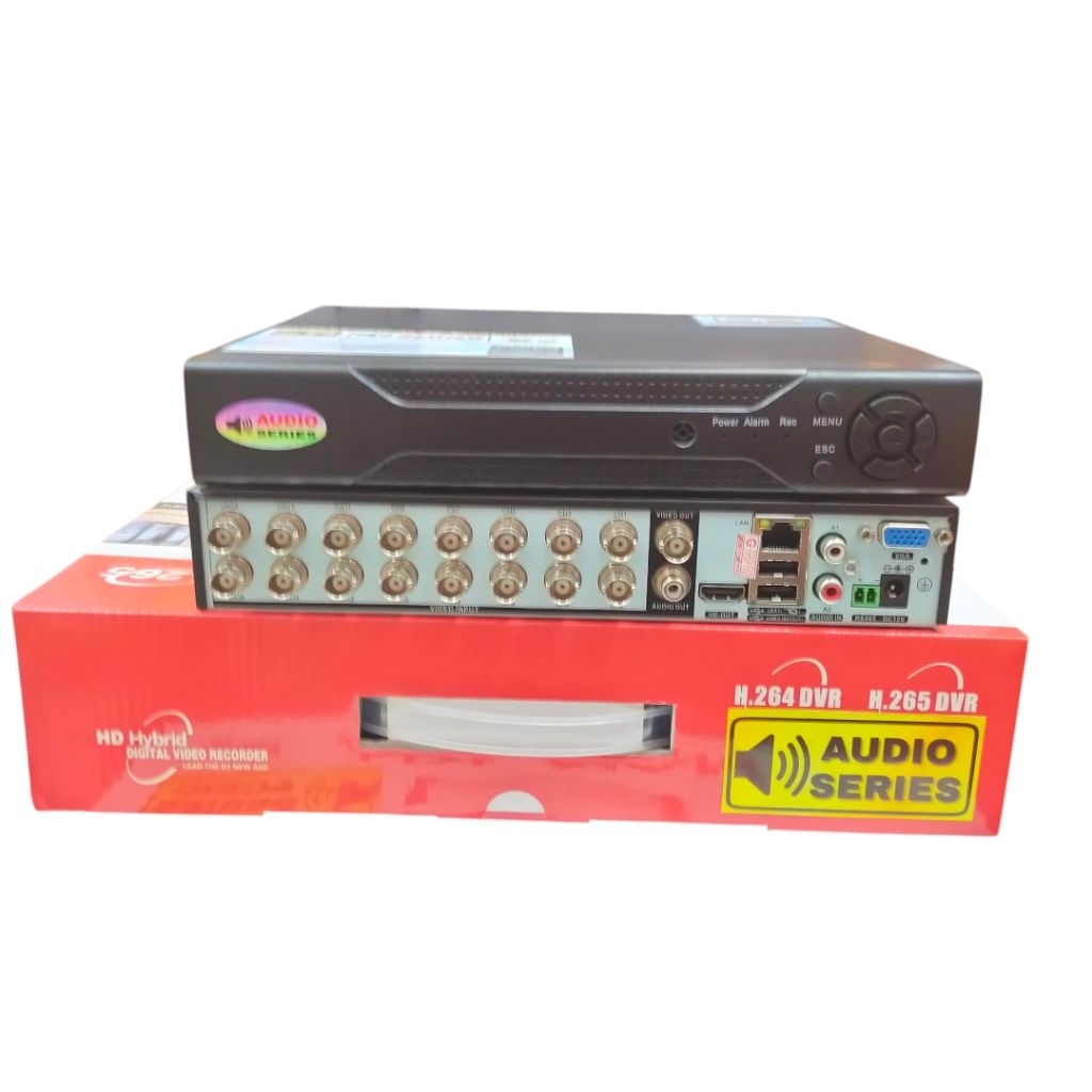 DVR XMEYE HD.VISION AUDIO 16.CH H265 - 6in DVR 2560P