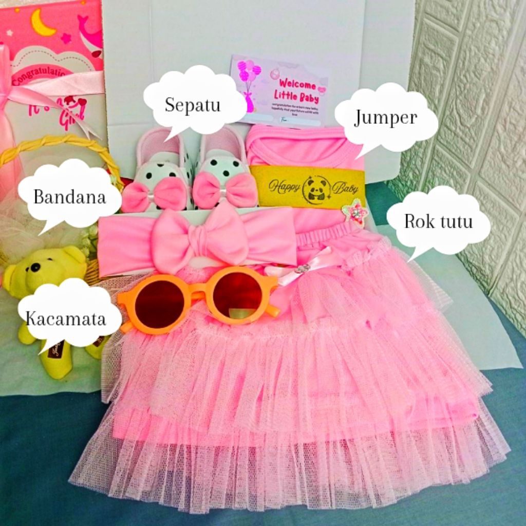 hampers bayi perempuan souvenir bayi kado bayi setelan bayi