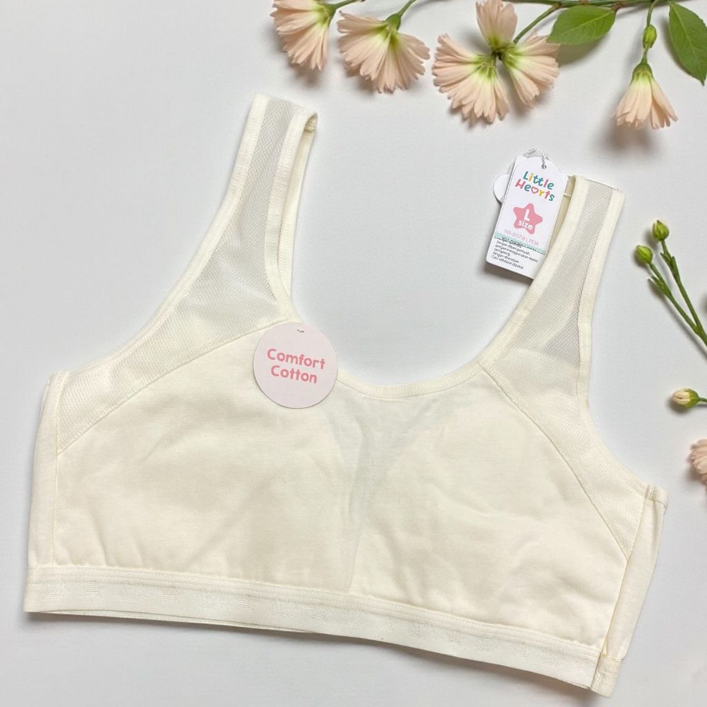 Miniset Remaja YOUNG HEARTS 011718-Tapa Kawat-Tanpa Busa-Model Tali Lebar-Size L