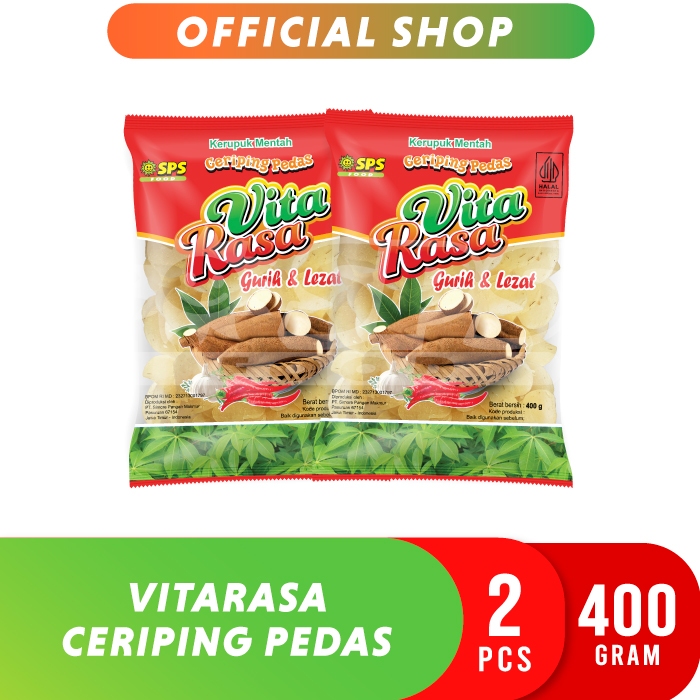 Vitarasa Ceriping Pedas 400 Gr - 2 Pcs