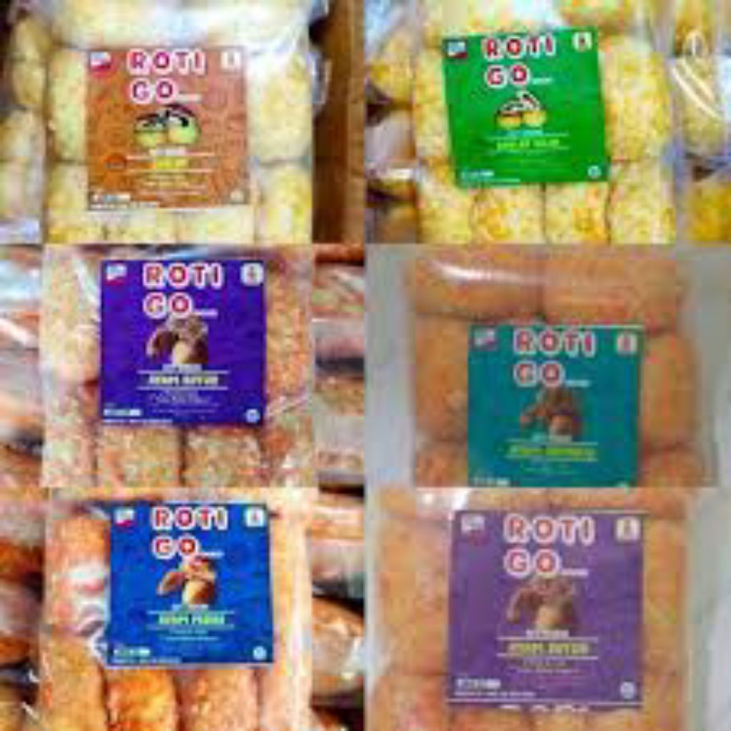 ROTI GO GORENG COKLAT COKLAT KEJU SOSIS MOZARELLA STRAWBERRY