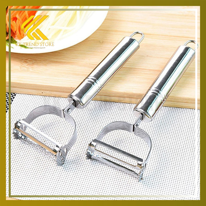 Pengupas Kulit Buah Sayur Peeler Kentang Knife Vegetable Stainless — 9
