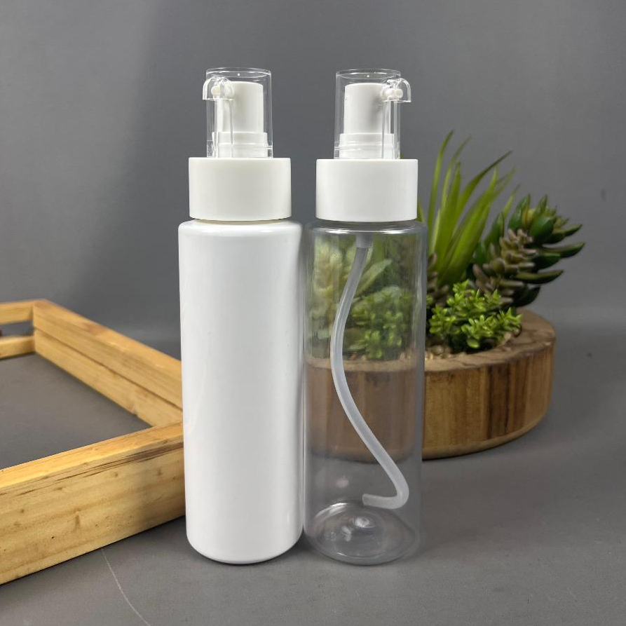 Botol Pump Treatment 150 Ml / Botol Pet 150 Ml RF - Tutup Pump Treatment Big Putih Halfcap / Botol S